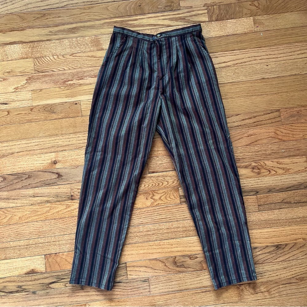 Urban Outfitters Urban Renewal Striped Trouser Pants